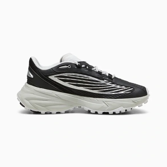 Men’s PUMA Spirex Speed Shoes - Black-Silver Mist - Size 12
